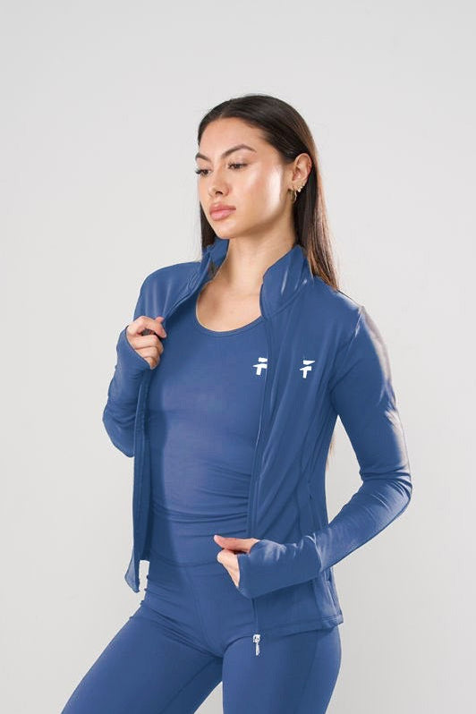 ULTRA SOFT ALL WEATHER JACKET - Crystal Blue