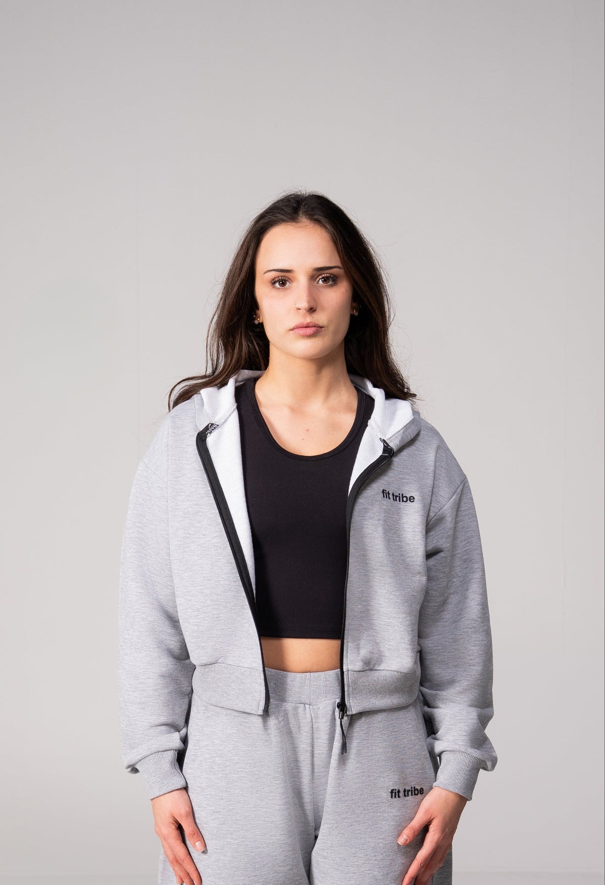 OFF-DUTY CLOUD COTTON JACKET - Grey - FIT TRIBE