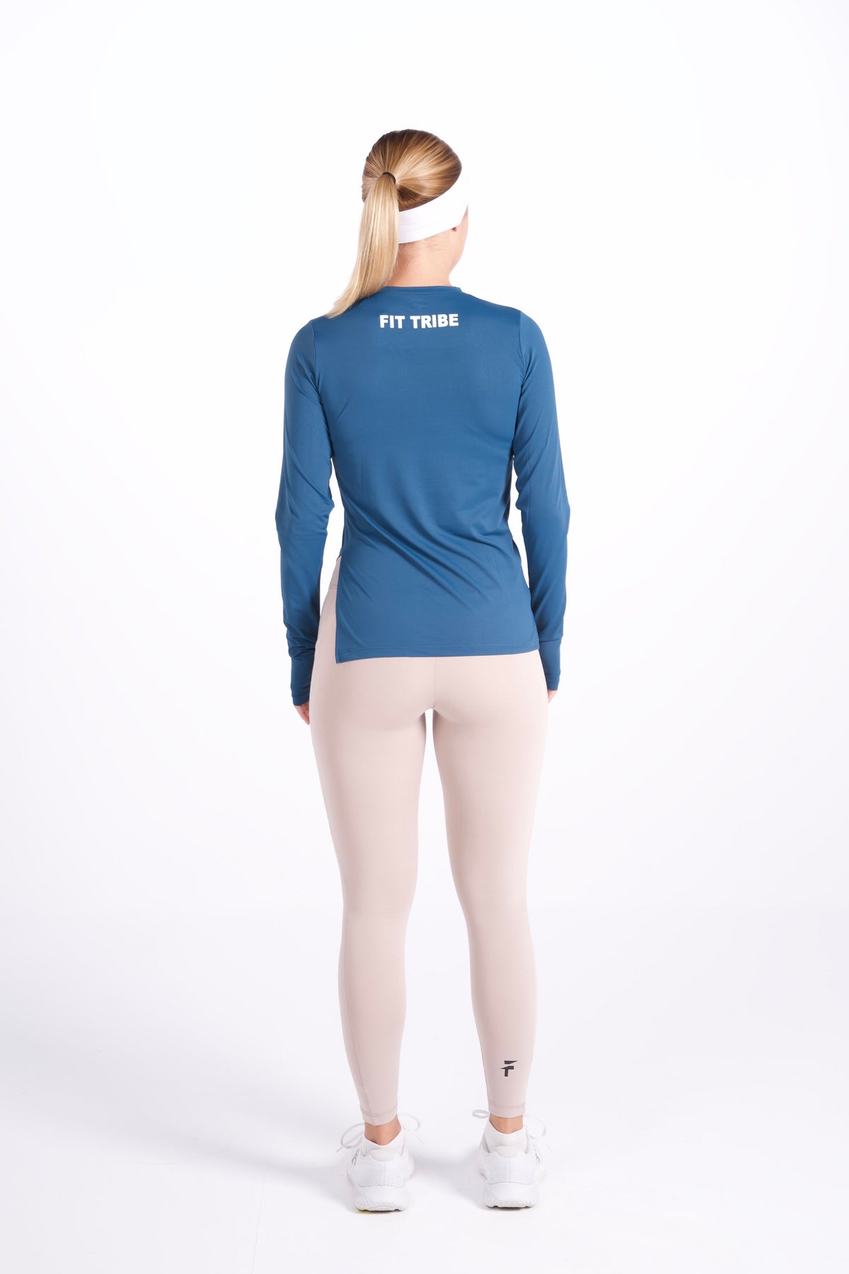 PERFORMANCE LONG SLEEVE TOP - Cobalt Blue - FIT TRIBE