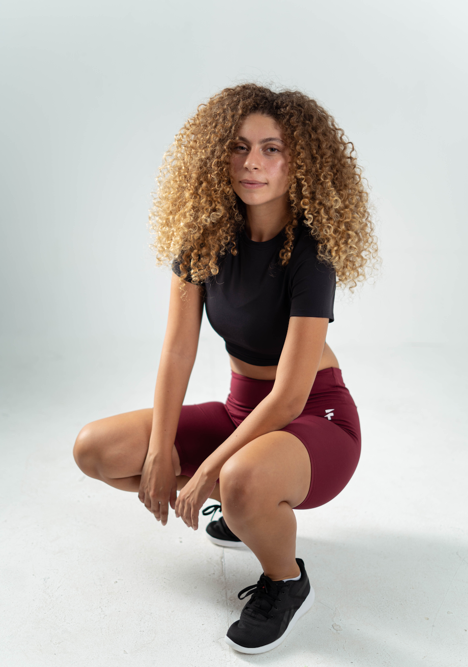 ULTRA SOFT ESSENTIAL BIKER SHORTS - Merlot Red - FIT TRIBE