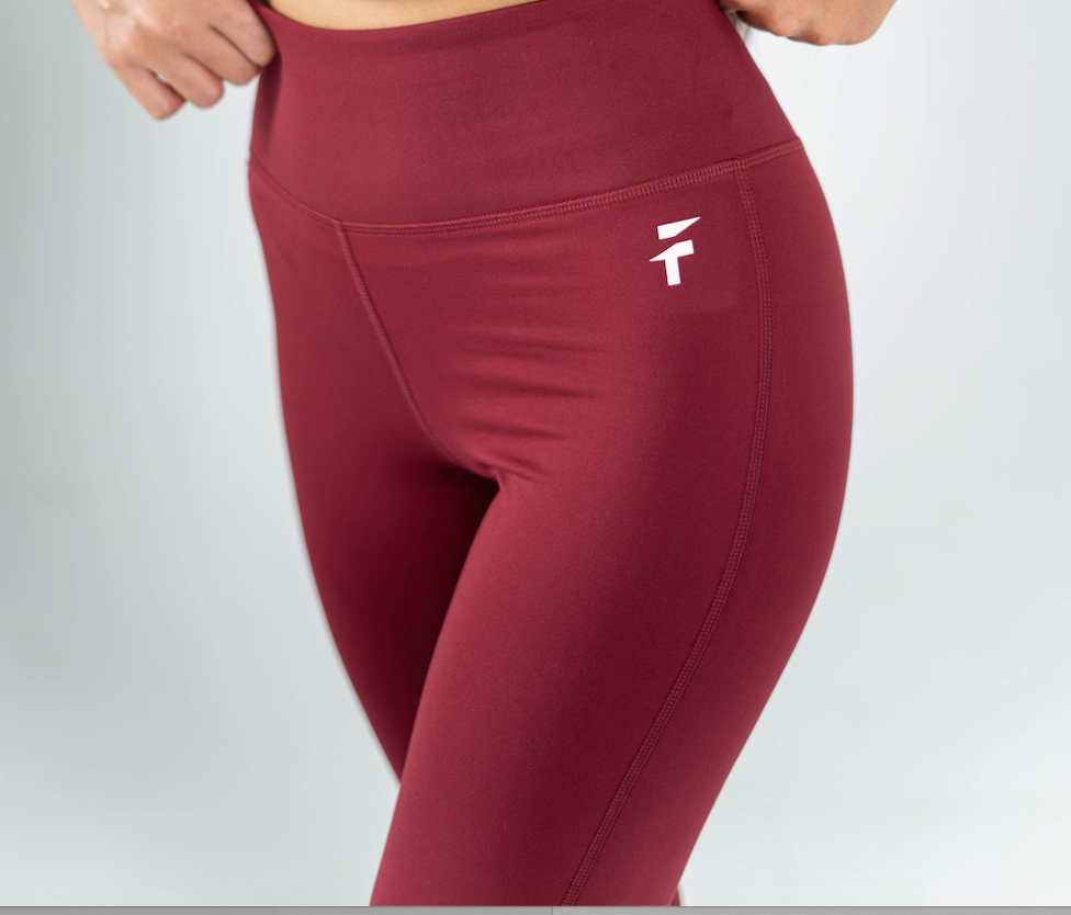 ULTRA SOFT PREMIUM FLARED PANTS - Merlot Red - FIT TRIBE