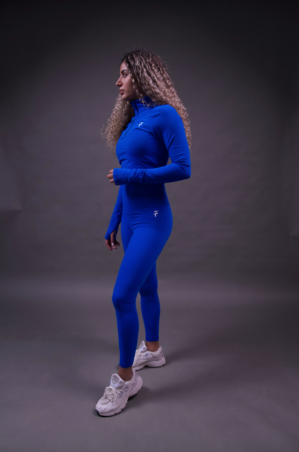 ULTRA SOFT ESSENTIAL LEGGINGS - Primary Blue - FIT TRIBE