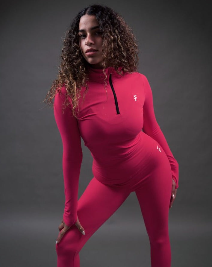 ULTRA SOFT ESSENTIAL LEGGINGS - Hot Pink - FIT TRIBE
