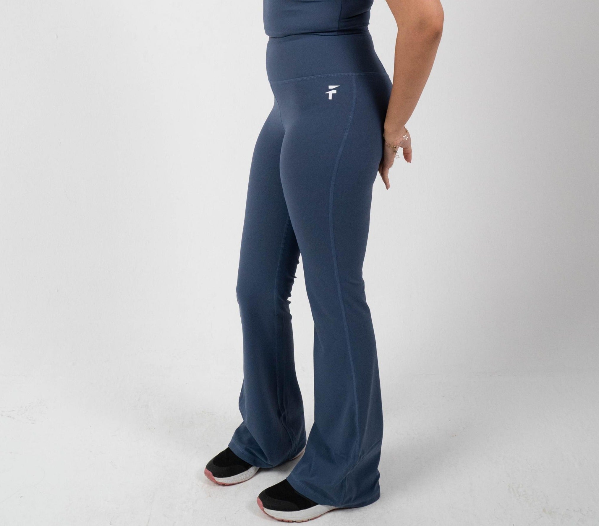 ULTRA SOFT PREMIUM FLARED PANTS - Warm Indigo - FIT TRIBE