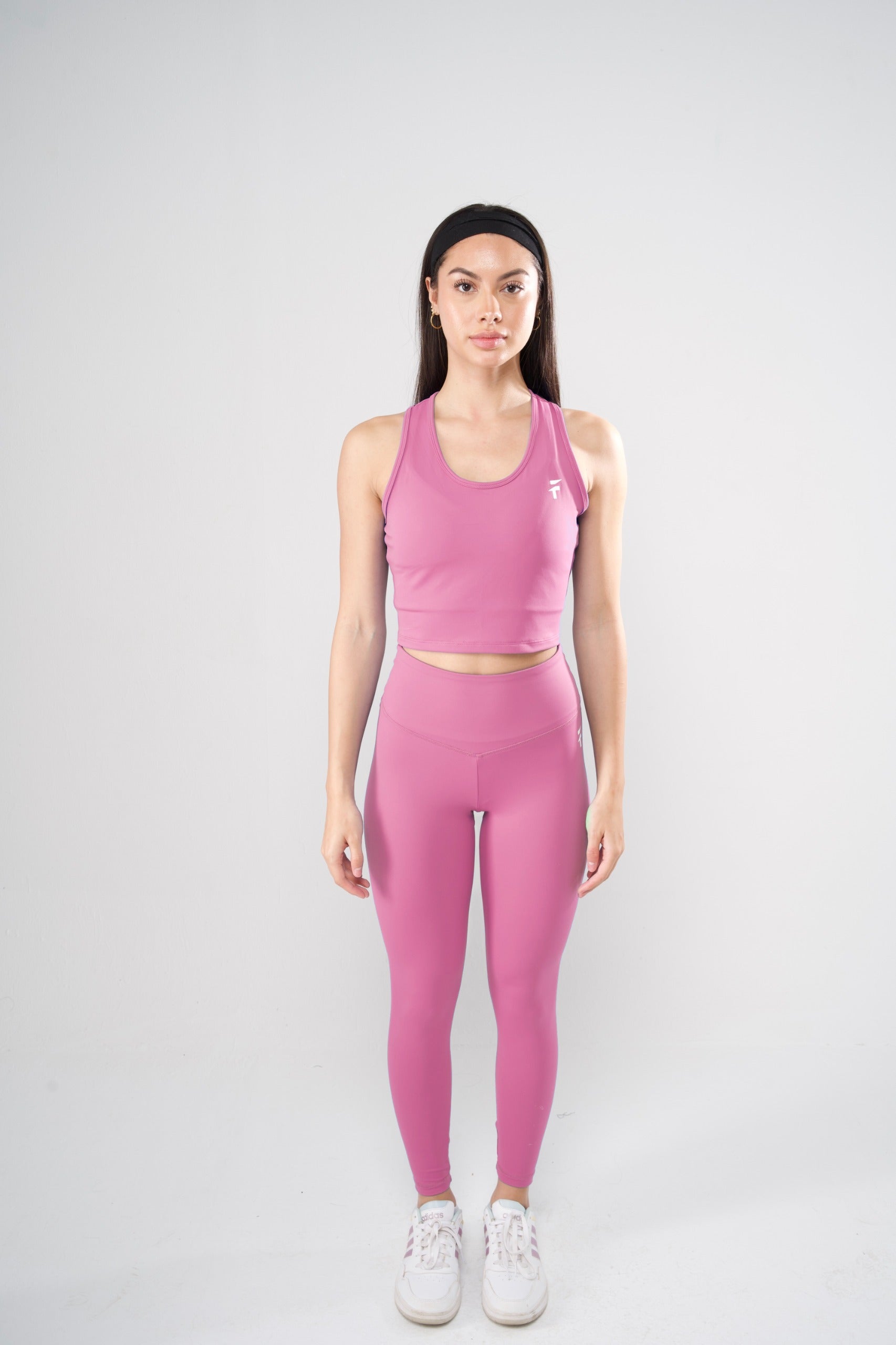 ULTRA SOFT ESSENTIAL SLEEVELESS CROP TOP - Bubblegum Pink - FIT TRIBE