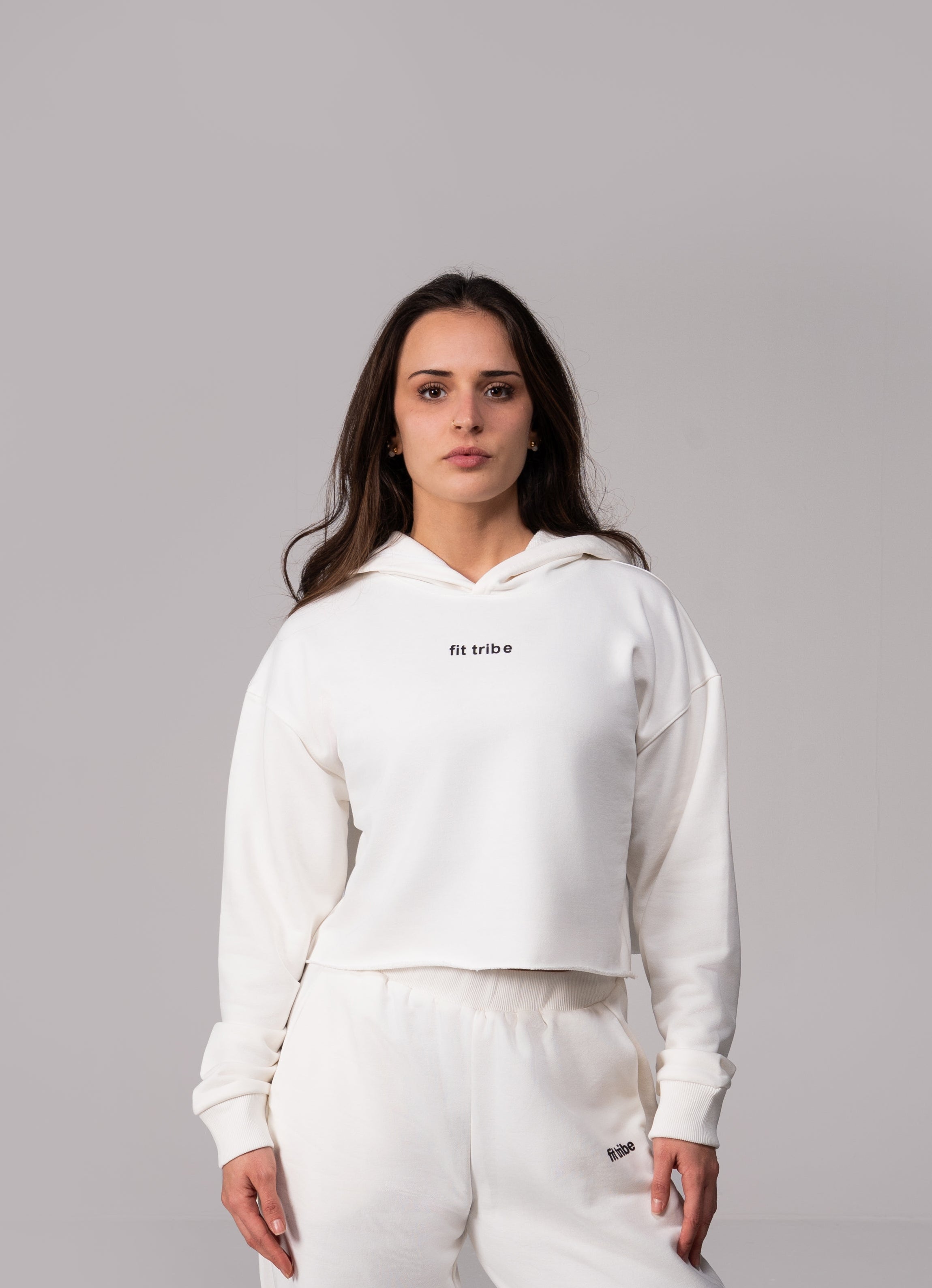 OFF-DUTY CLOUD COTTON HOODIE - White