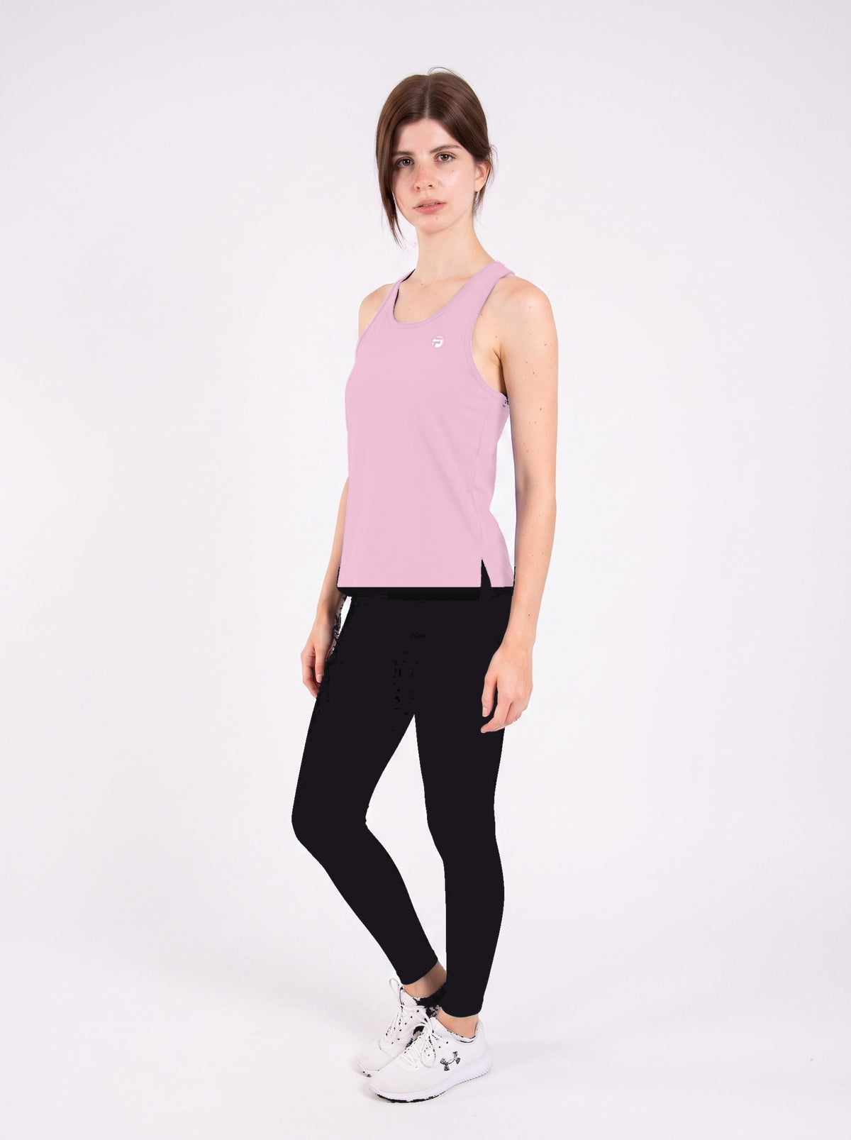 Signature Weave Tank - Baby Pink
