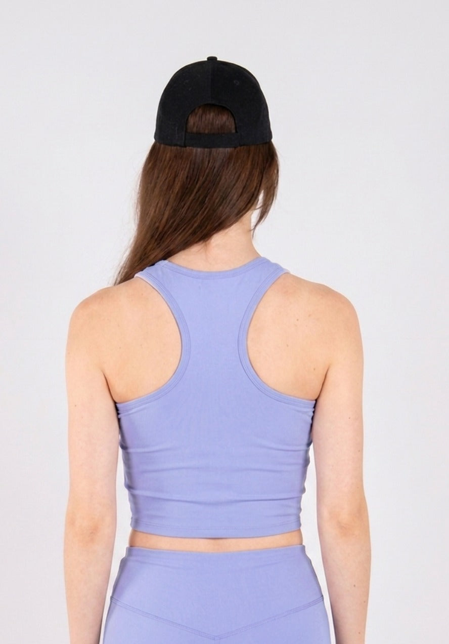 Ultra Soft Apex Crop Tank - Lavender