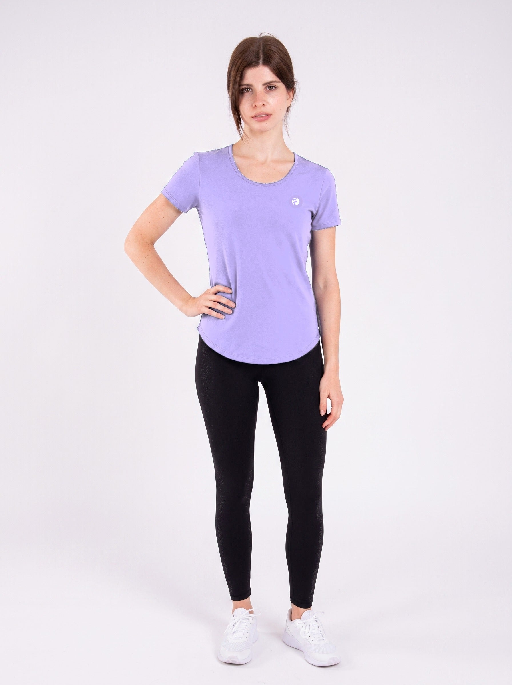 Signature Weave Tee - Lavender