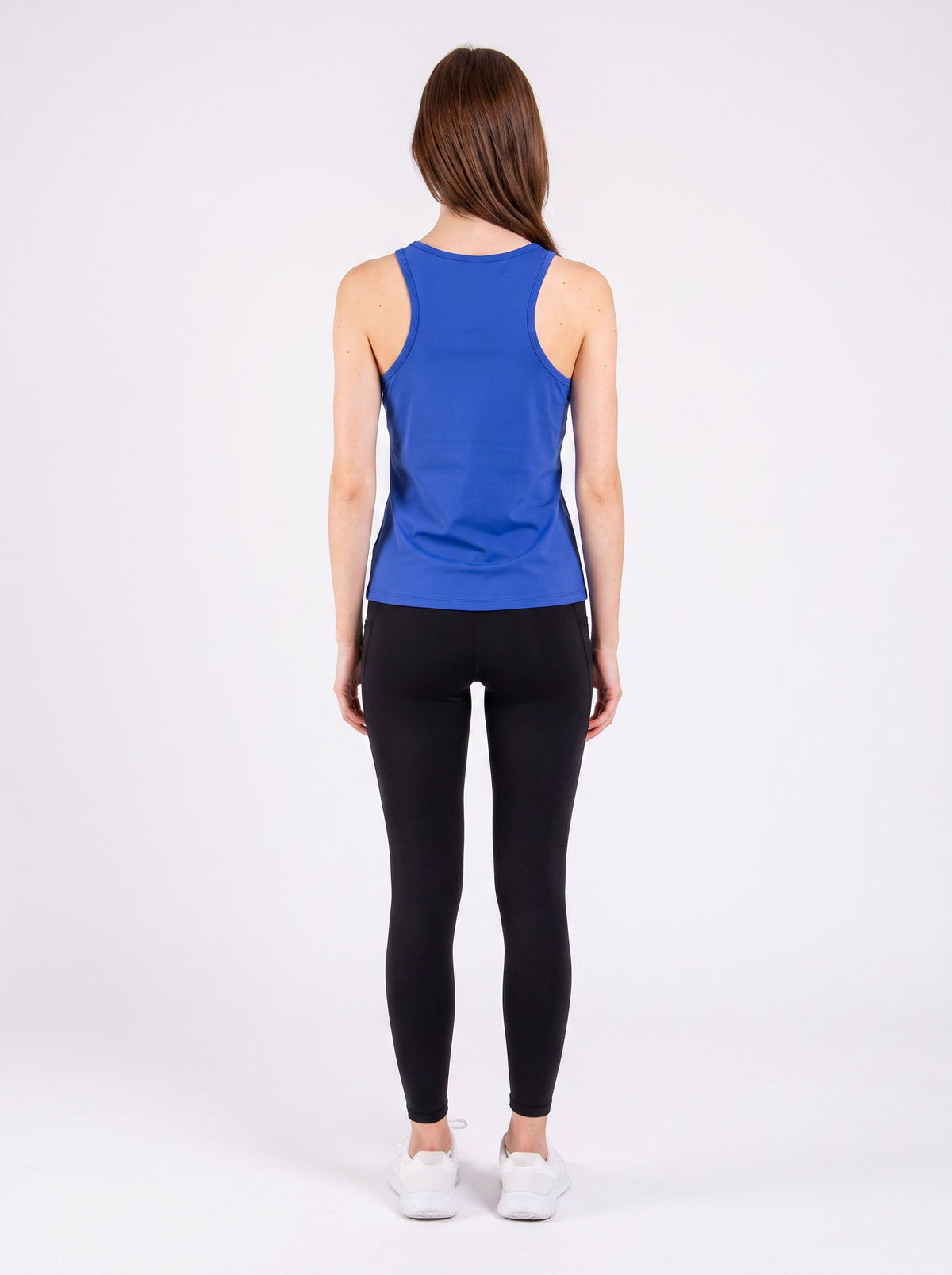 Signature Weave Tank - Royal Blue - Back