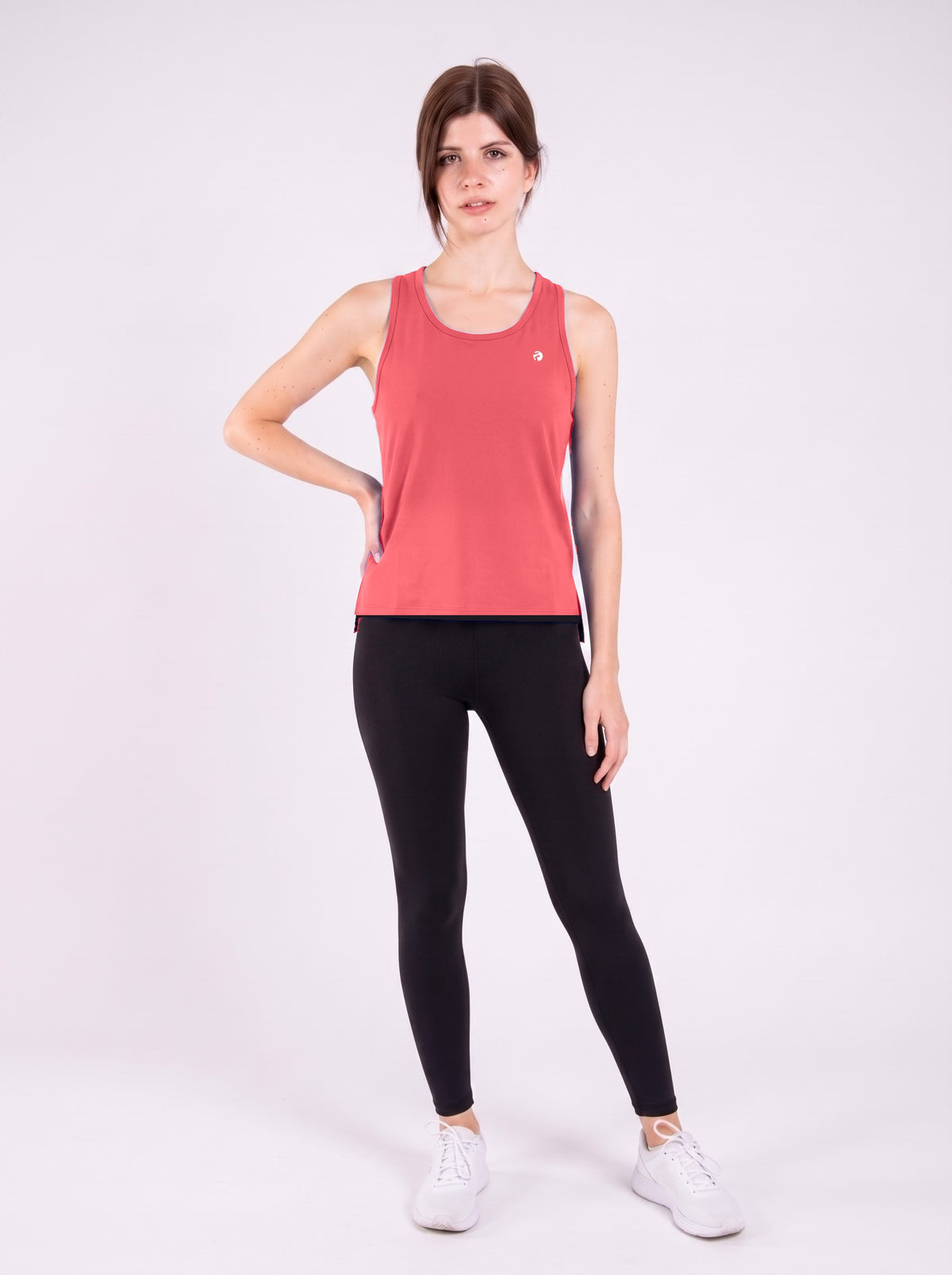 Signature Weave Tank - Watermelon - Front
