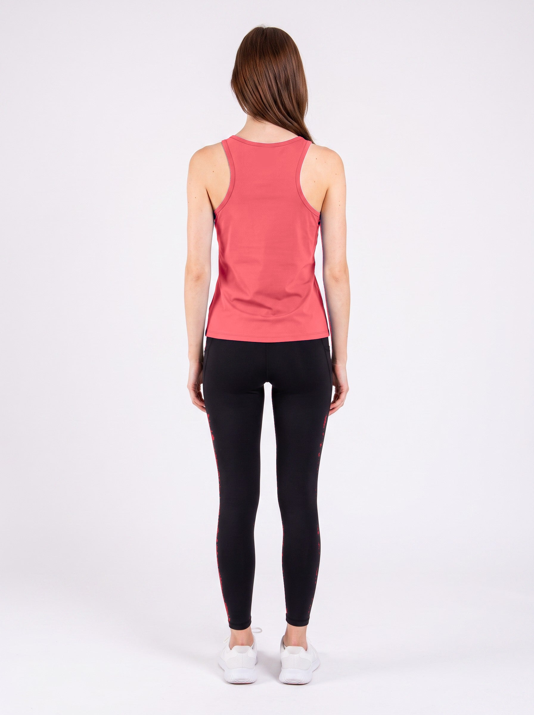 Signature Weave Tank - Watermelon - Back