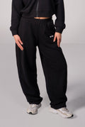 OFF-DUTY CLOUD COTTON BALLOON PANTS - Black
