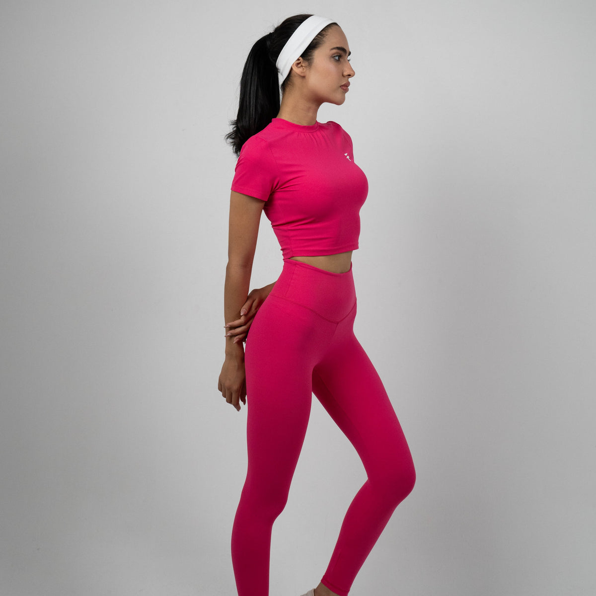 ULTRA SOFT ESSENTIAL LEGGINGS - Hot Pink - FIT TRIBE