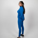 ULTRA SOFT ESSENTIAL LEGGINGS - Primary Blue - FIT TRIBE