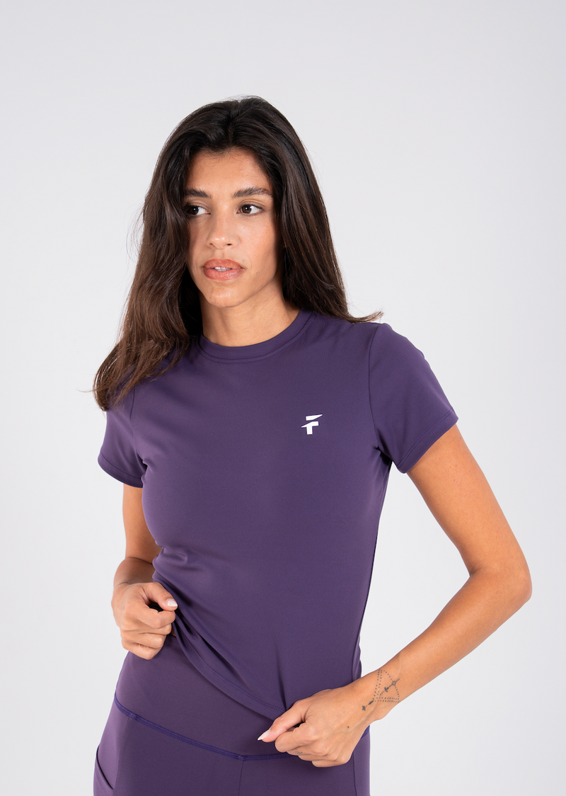 Ultra Soft Essential Longline Top - Dark Berry