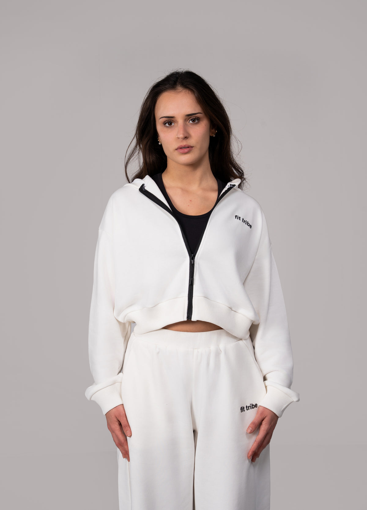 OFF-DUTY CLOUD COTTON JACKET - White - FIT TRIBE