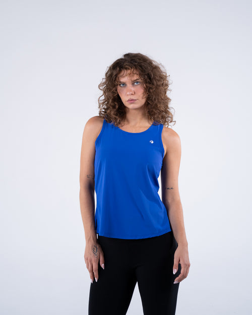 Signature Weave Tank - Royal Blue