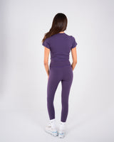 Ultra Soft Essential Crop Top - Dark Berry - FIT TRIBE