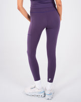 Ultra Soft Essential Pocketed Leggings - Dark Berry - FIT TRIBE