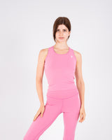 Ultra Soft Essential Longline Tank - Bubblegum Pink - FIT TRIBE