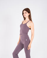 Ultra Soft Essential Padded Strap Tank - Purple Haze - FIT TRIBE