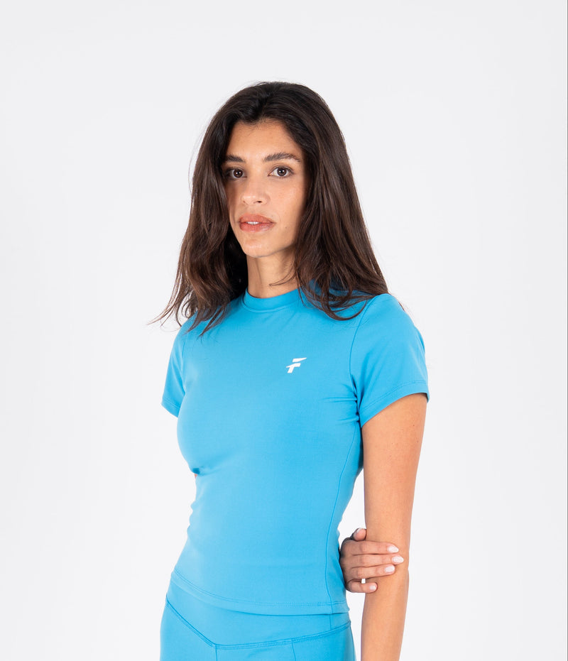 Ultra Soft Essential Longline Top - Marine Blue