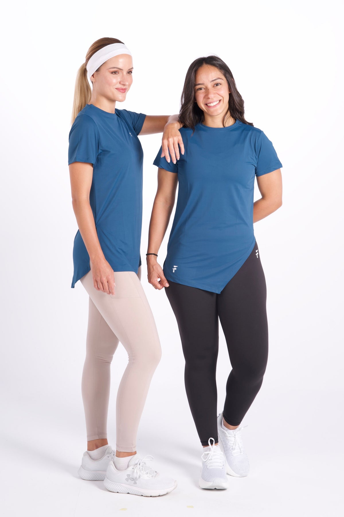 PERFORMANCE SHORT SLEEVE TOP  - Cobalt Blue - FIT TRIBE