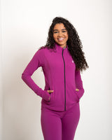 ULTRA SOFT ALL WEATHER  JACKET - Purple Orchid - FIT TRIBE