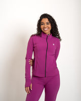 ULTRA SOFT ALL WEATHER  JACKET - Purple Orchid - FIT TRIBE