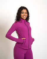 ULTRA SOFT ALL WEATHER  JACKET - Purple Orchid - FIT TRIBE
