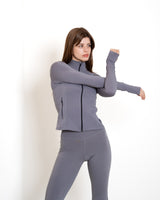 ULTRA SOFT ALL WEATHER  JACKET - Stone Grey - FIT TRIBE