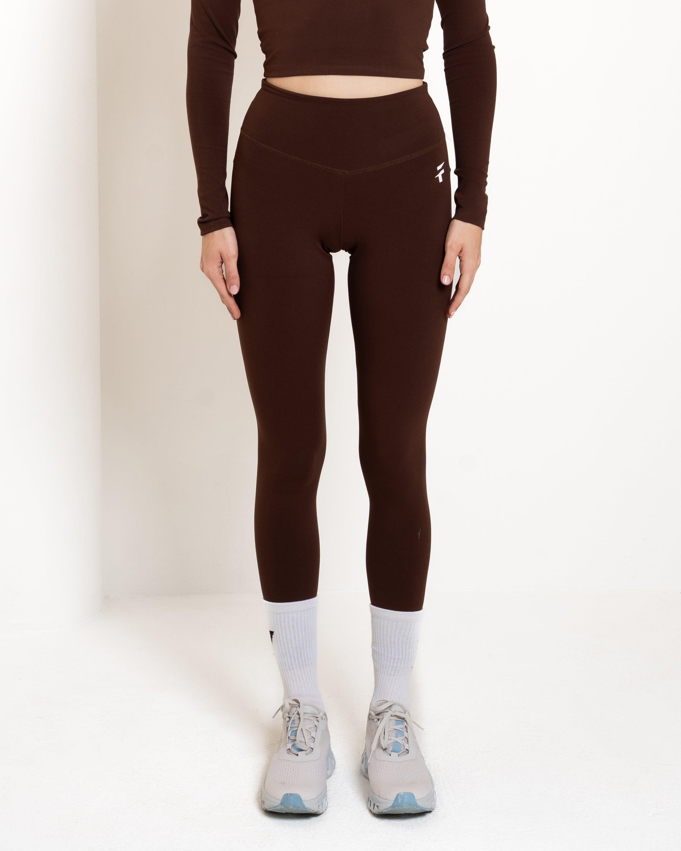 ULTRA SOFT ESSENTIAL LEGGINGS - Espresso
