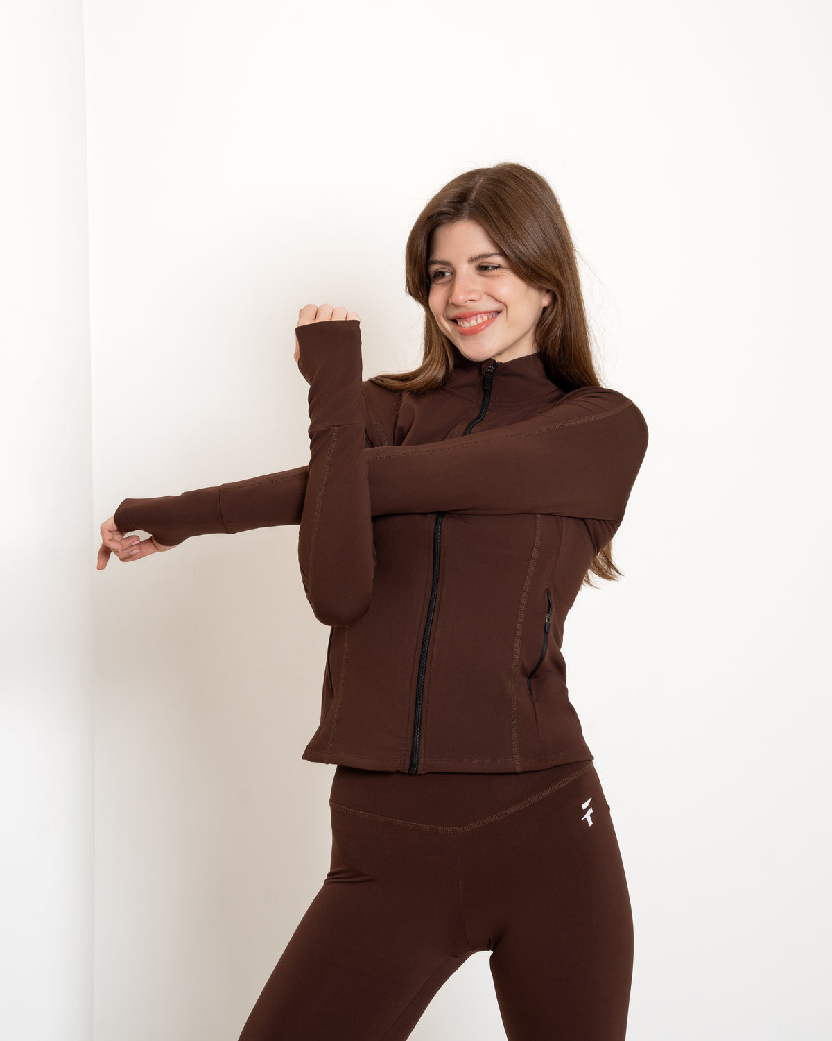 ULTRA SOFT ALL WEATHER  JACKET - Espresso - FIT TRIBE