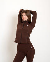 ULTRA SOFT ALL WEATHER  JACKET - Espresso - FIT TRIBE