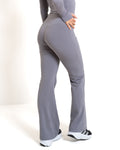 ULTRA SOFT PREMIUM FLARED PANTS - Stone Grey