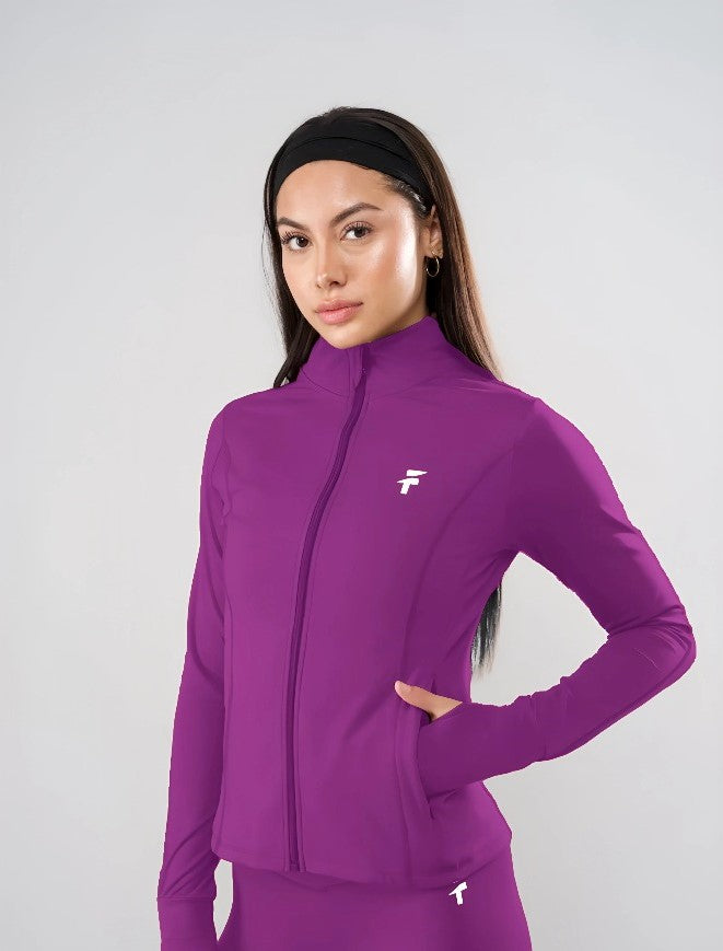 ULTRA SOFT ALL WEATHER  JACKET - Purple Orchid