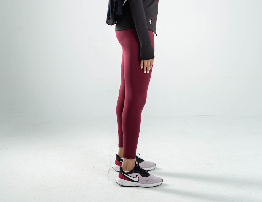 Essential Leggings-Wine Red M ONLY