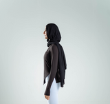 PERFORMANCE LONG SLEEVE TOP - Black - FIT TRIBE