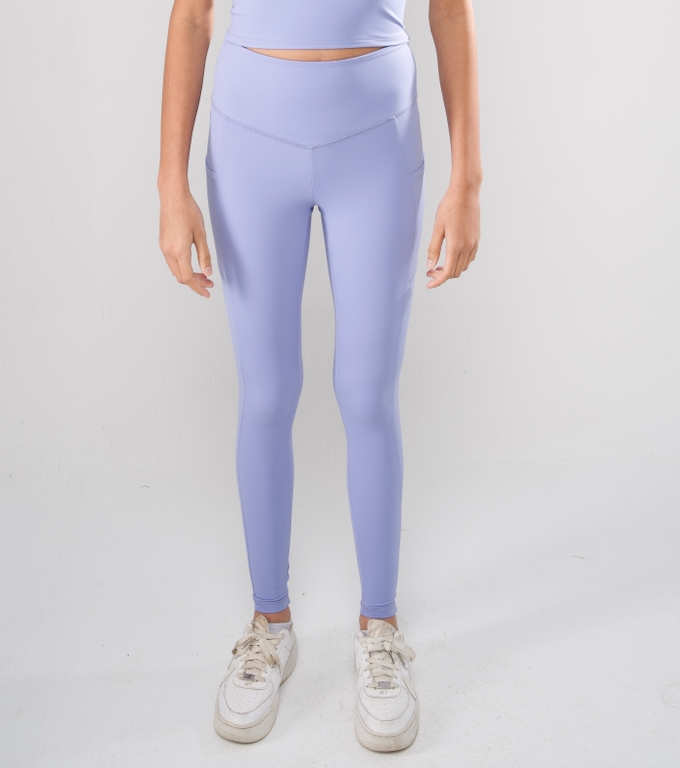 ULTRA SOFT ESSENTIAL LEGGINGS - Lilac Cloud - FIT TRIBE