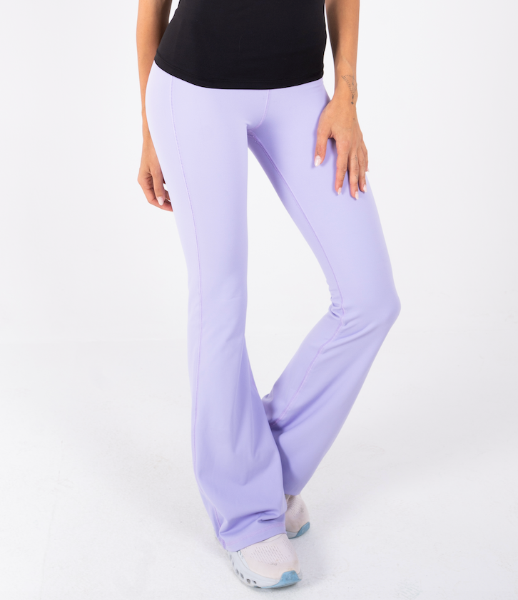 Ultra Soft Apex Flared Pants - Lavender - FIT TRIBE