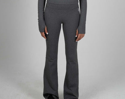 ULTRA SOFT PREMIUM FLARED PANTS - Light Charcoal