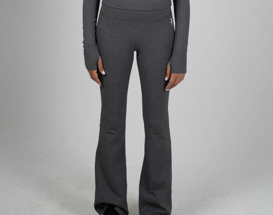 ULTRA SOFT PREMIUM FLARED PANTS - Light Charcoal