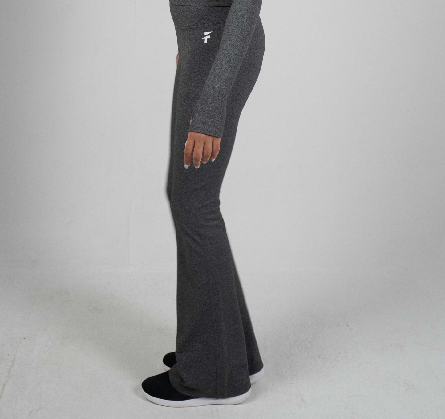 ULTRA SOFT PREMIUM FLARED PANTS - Light Charcoal