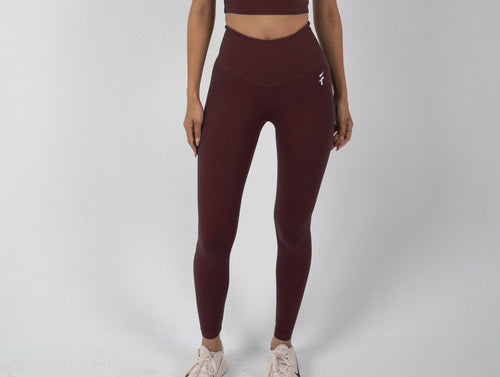 Ultra Soft Essential Leggings - Deep Burgundy