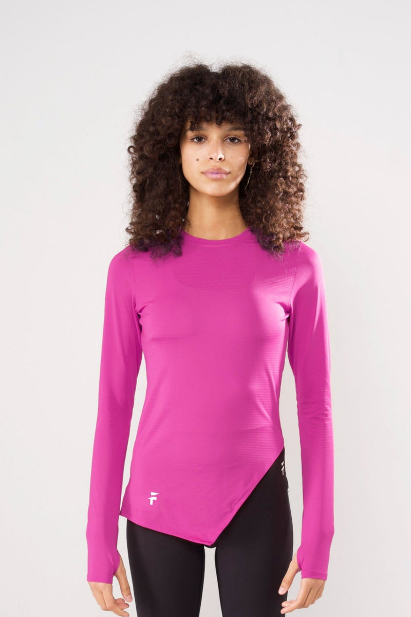 Performance Long Sleeve Top - Magenta