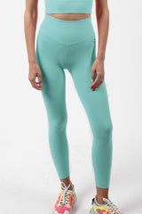 ULTRA SOFT ESSENTIAL LEGGINGS - Aqua Mist - FIT TRIBE
