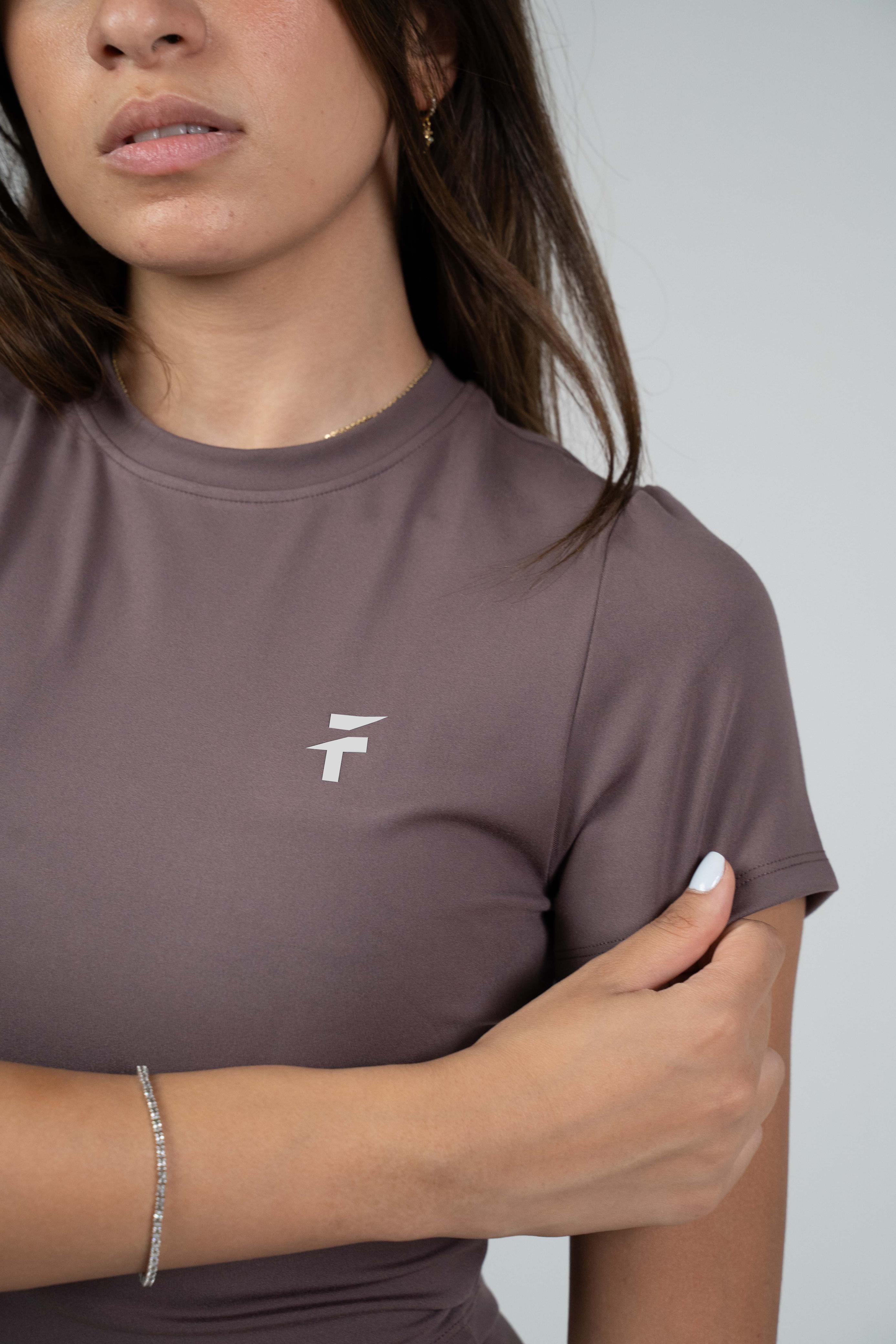 ULTRA SOFT ESSENTIAL CROP TOP - Purple Haze - FIT TRIBE