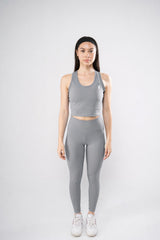ULTRA SOFT ESSENTIAL TANK TOP - Stone Grey - FIT TRIBE