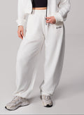 OFF-DUTY CLOUD COTTON BALLOON PANTS - White